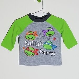 Nickelodeon TMNT Shirt Ninja Turtle 3-6m